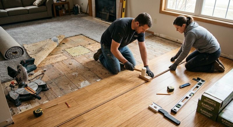 Bamboo Flooring Installation in Snohomish, WA
