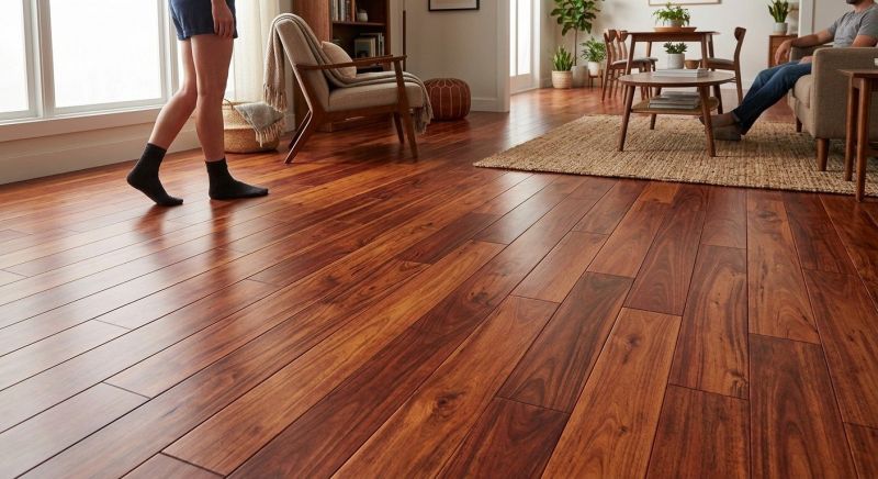 Cherry Floor Installation in Bothell, WA