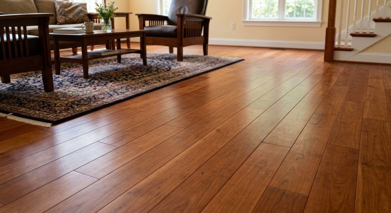 Cherry Floor Installation in Mukilteo, WA