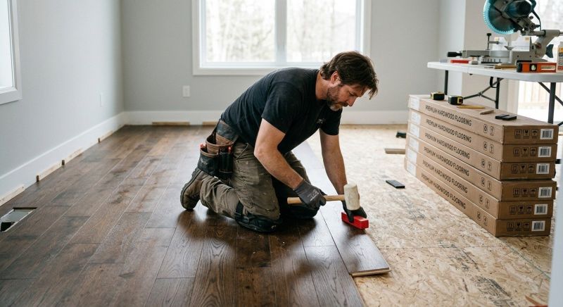 Hardwood Floor Installation in Woodinville, WA