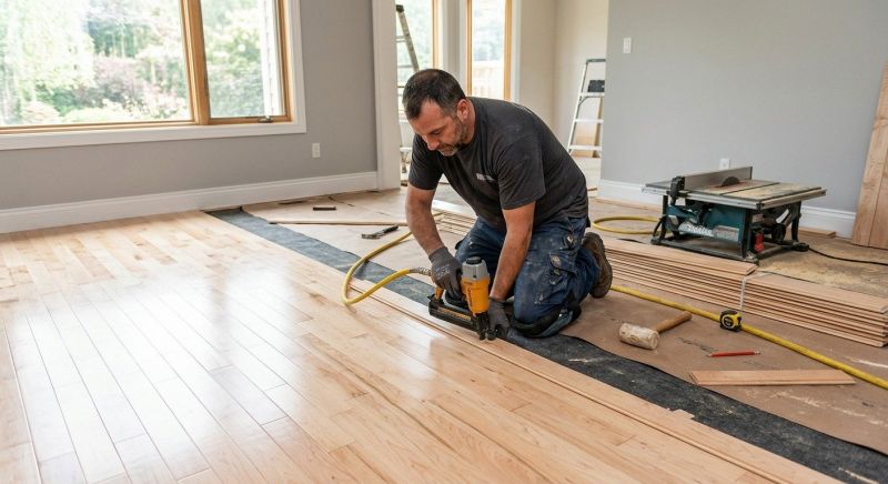 Maple Flooring Installation in Everett, WA