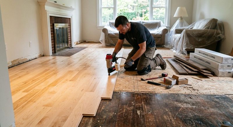 Maple Flooring Installation in Kirkland, WA