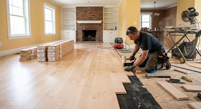 Maple Flooring Installation in Lynnwood, WA