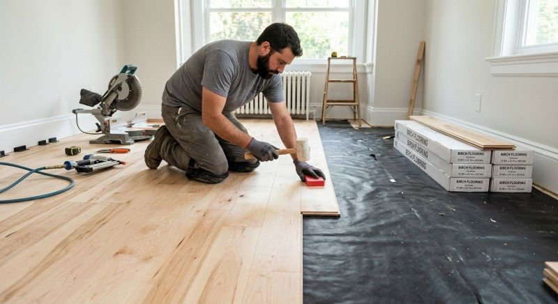 Maple Flooring Installation in Woodinville, WA