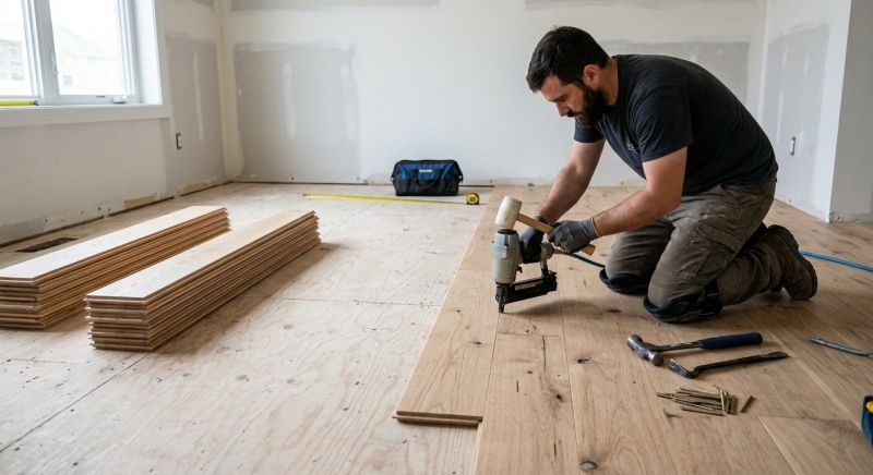 Oak Floor Installation in Gold Bar, WA
