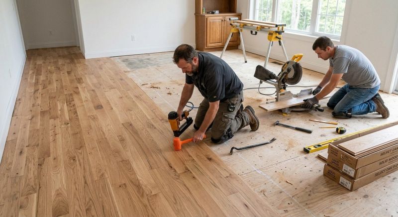 Oak Floor Installation in Seattle, WA