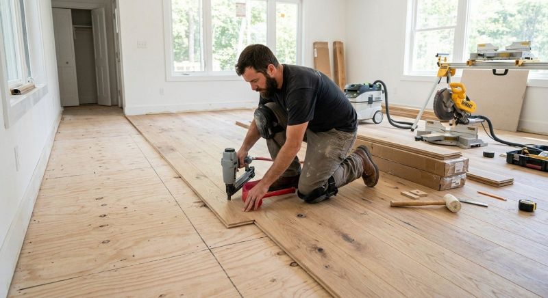 Oak Floor Installation in Snohomish County, WA