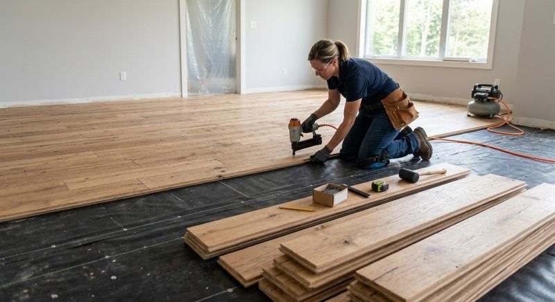 Plank Floor Installation in Snohomish, WA