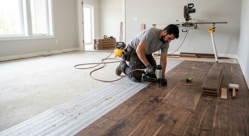 Walnut Flooring Installation in Snohomish, WA