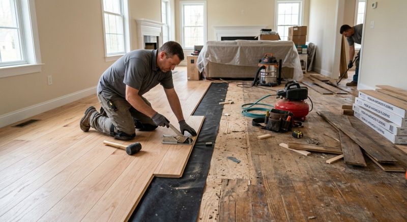 Wood Floor Replacement in Monroe, WA